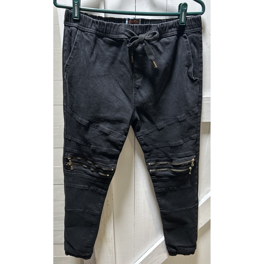 Demolition Streetwear Jogger Pants Black Size XL